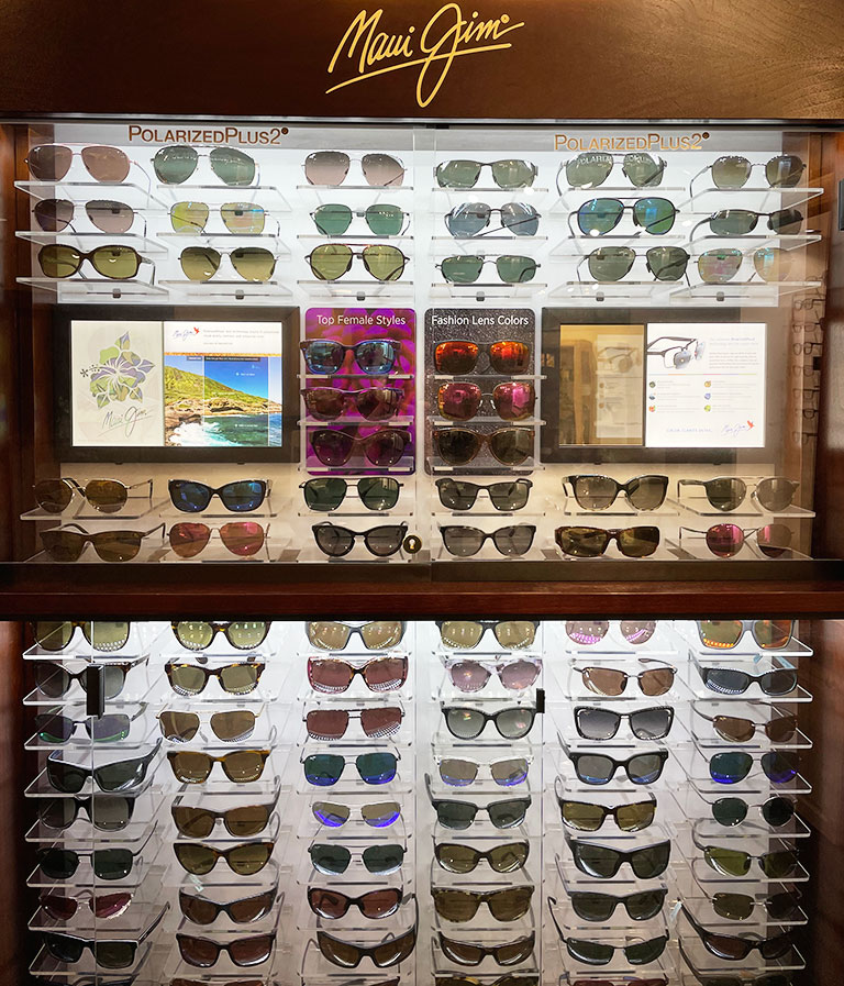 glasses display